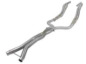 Race Series Twisted Steel Tri-Y Long Tube Header And X-Pipe